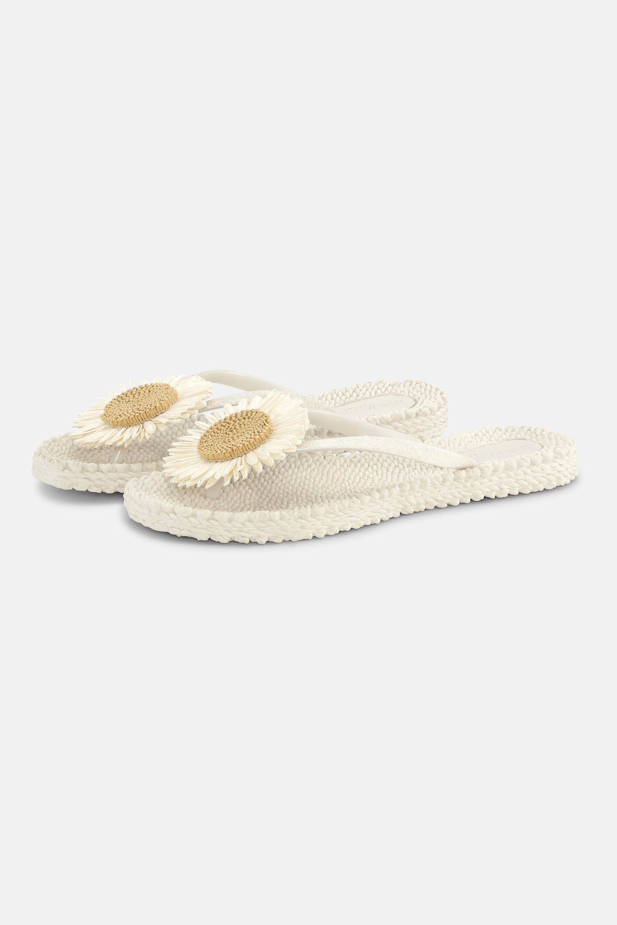 Flip-flops Blomma - Creme